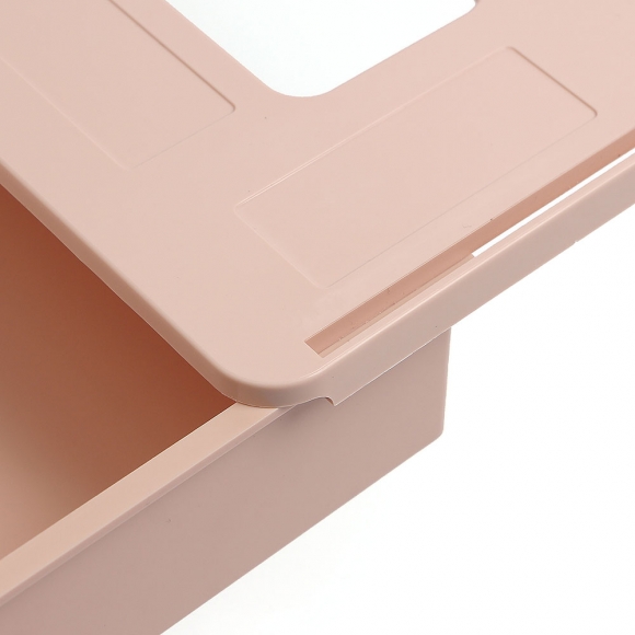 부착식 슬라이딩 히든서랍(31.5cmx27cm) (핑크)