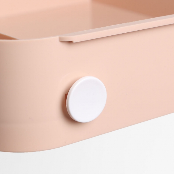 부착식 슬라이딩 히든서랍(31.5cmx27cm) (핑크)