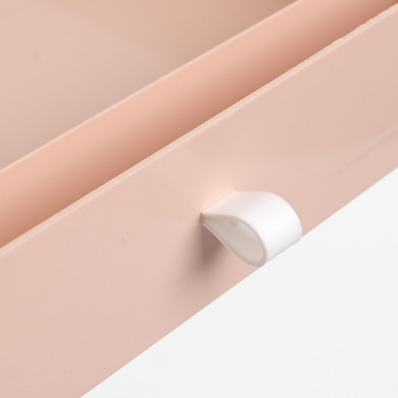 부착식 슬라이딩 히든서랍(31.5cmx27cm) (핑크)