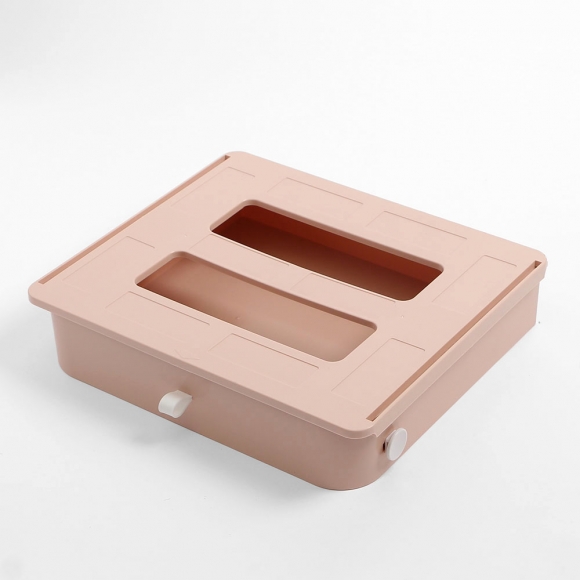 부착식 슬라이딩 히든서랍(31.5cmx27cm) (핑크)
