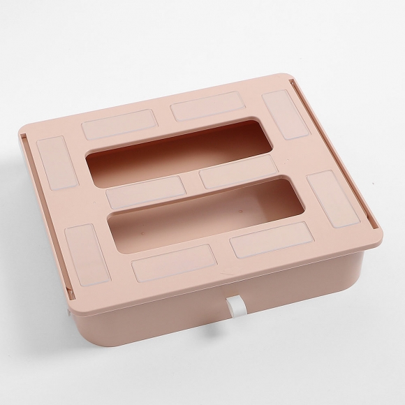 부착식 슬라이딩 히든서랍(31.5cmx27cm) (핑크)