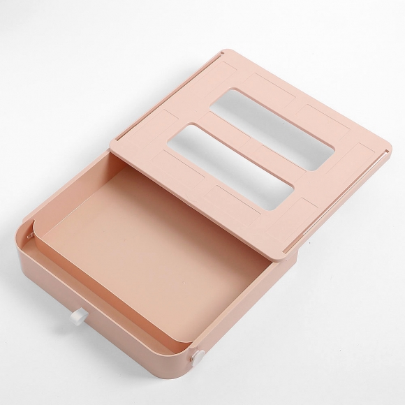 부착식 슬라이딩 히든서랍(31.5cmx27cm) (핑크)