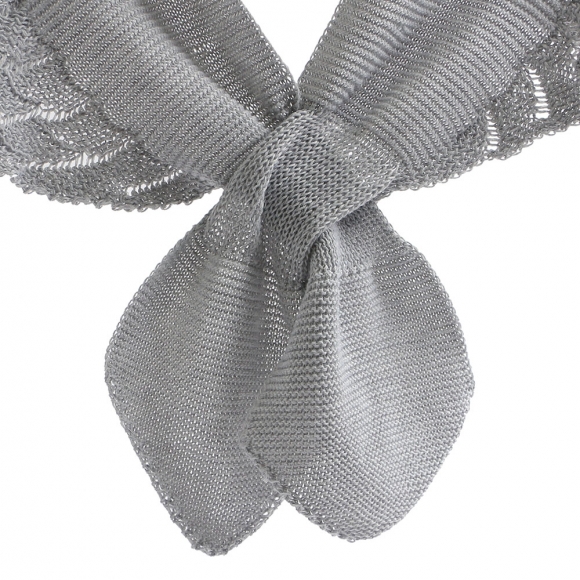 케이프 니트 숏 어깨숄(그레이)