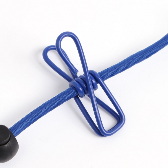 간편 빨래집게+탄성 빨랫줄 2p세트(블루)