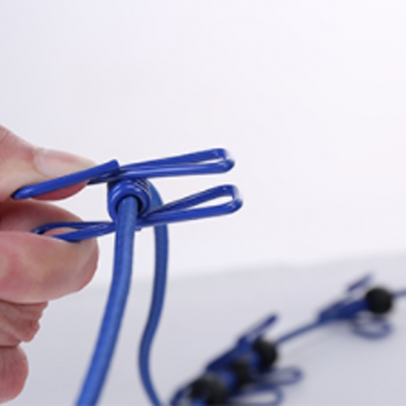 간편 빨래집게+탄성 빨랫줄 2p세트(블루)