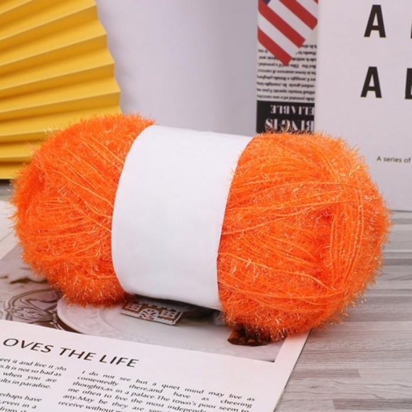 일상공방 반짝이 수세미실(오렌지)