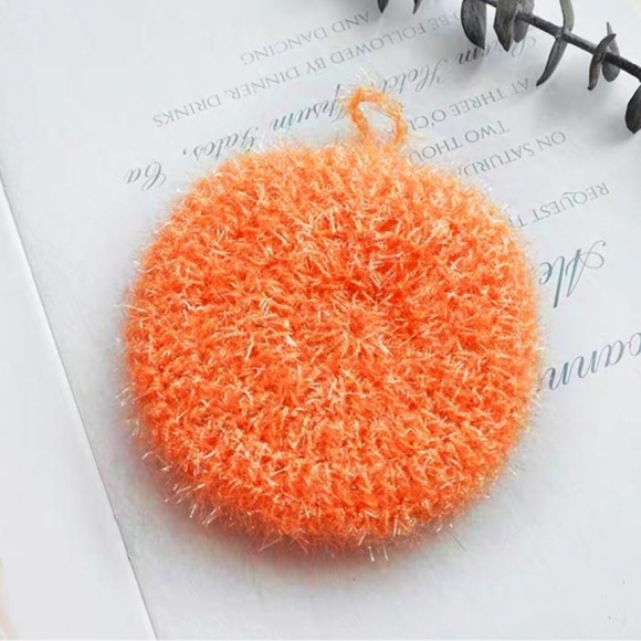 일상공방 반짝이 수세미실(오렌지)