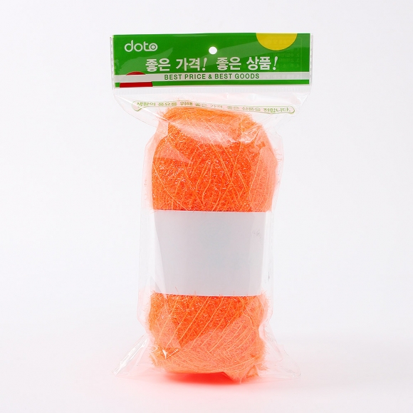 일상공방 반짝이 수세미실(오렌지)