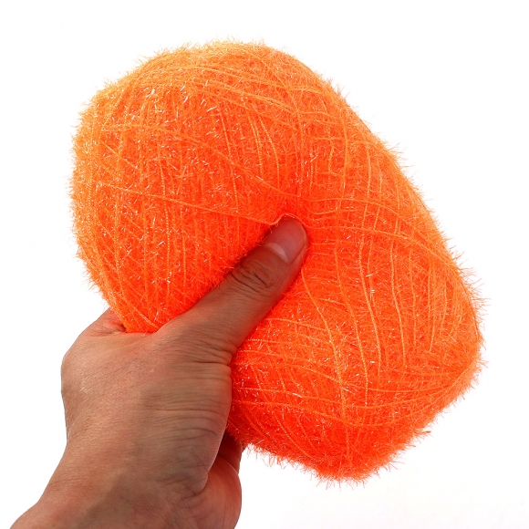 일상공방 반짝이 수세미실(오렌지)