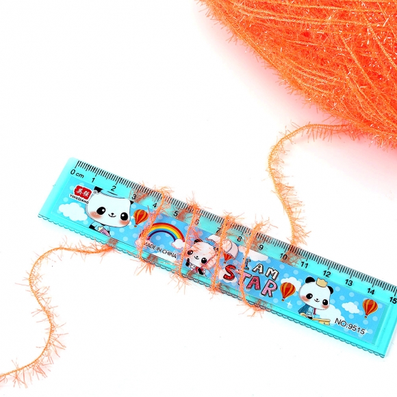 일상공방 반짝이 수세미실(오렌지)