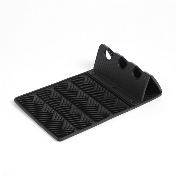 주방 조리도구 실리콘 드라잉매트(블랙)