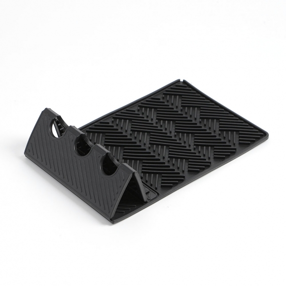 주방 조리도구 실리콘 드라잉매트(블랙)