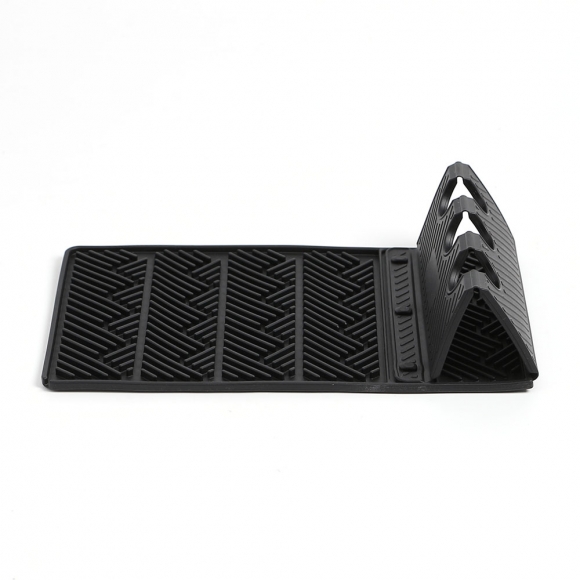 주방 조리도구 실리콘 드라잉매트(블랙)