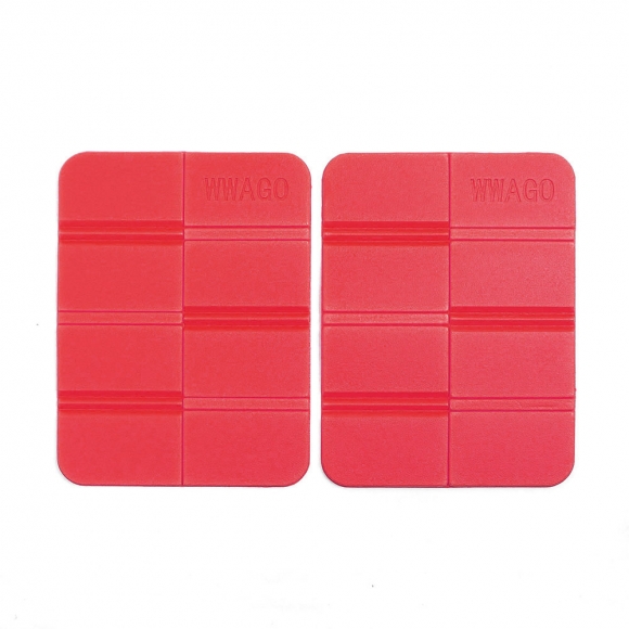 초경량 휴대용 접이식 방석 2p세트(레드)