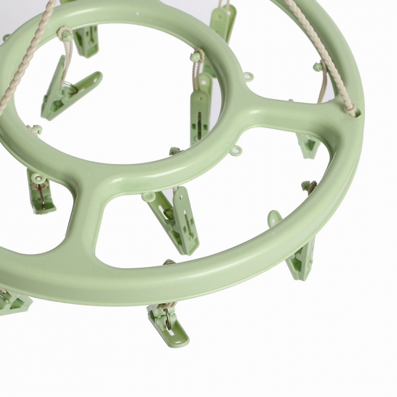 클린홈 빨래집게 건조대 2p세트(12p) (그린)