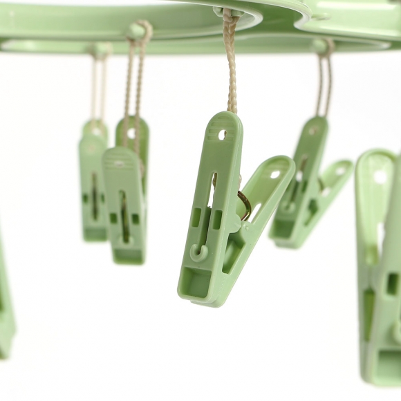 클린홈 빨래집게 건조대 2p세트(12p) (그린)