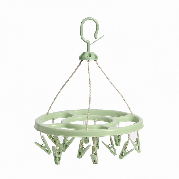 클린홈 빨래집게 건조대 2p세트(12p) (그린)