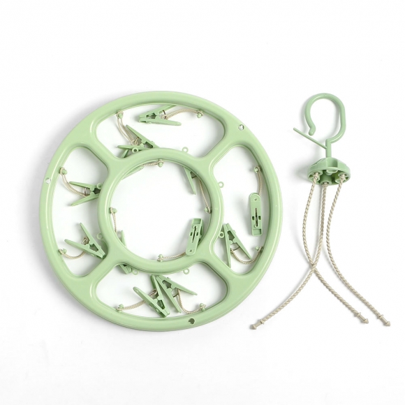 클린홈 빨래집게 건조대 2p세트(12p) (그린)