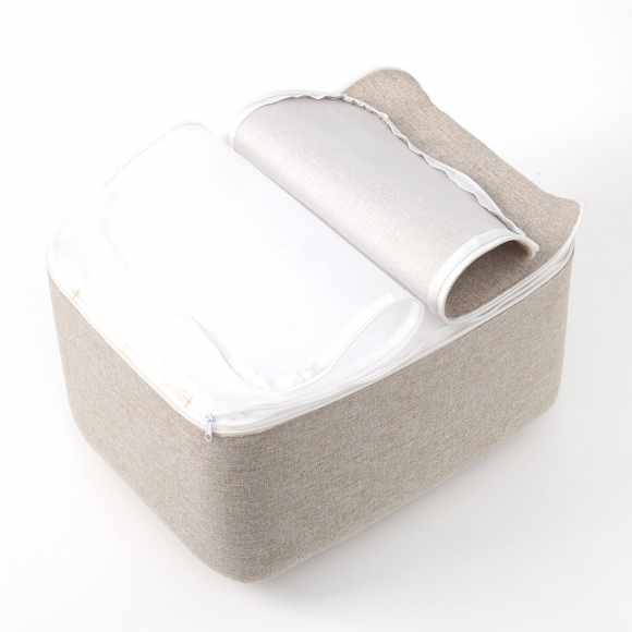 홈인러브 사각 스툴(40x30x20cm) (베이지)