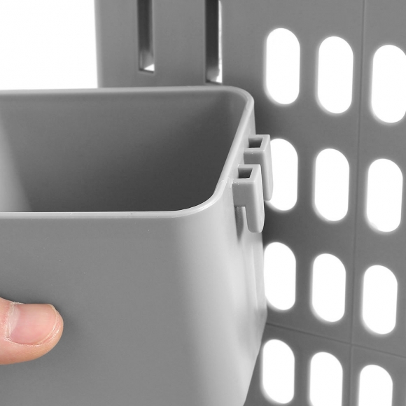 홈데코 접착식 페그보드 선반세트 P2(그레이)