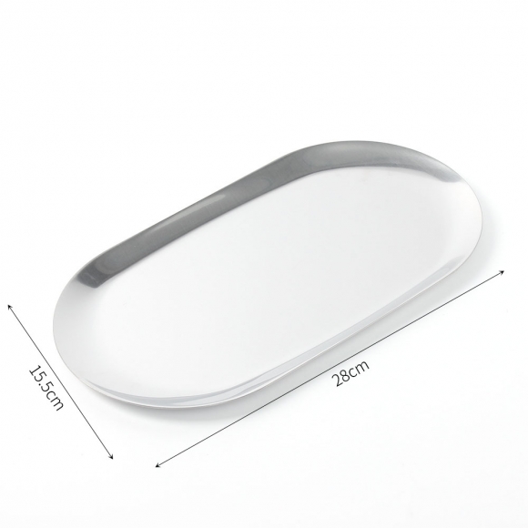 리빙가든 메탈 소품트레이 2p세트(28x15.3cm)