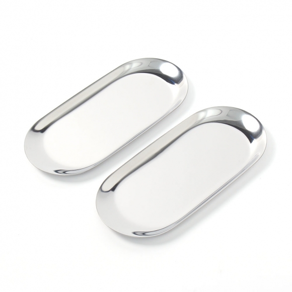 리빙가든 메탈 소품트레이 2p세트(28x15.3cm)