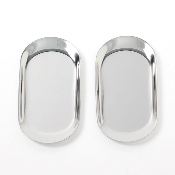 리빙가든 메탈 소품트레이 2p세트(28x15.3cm)