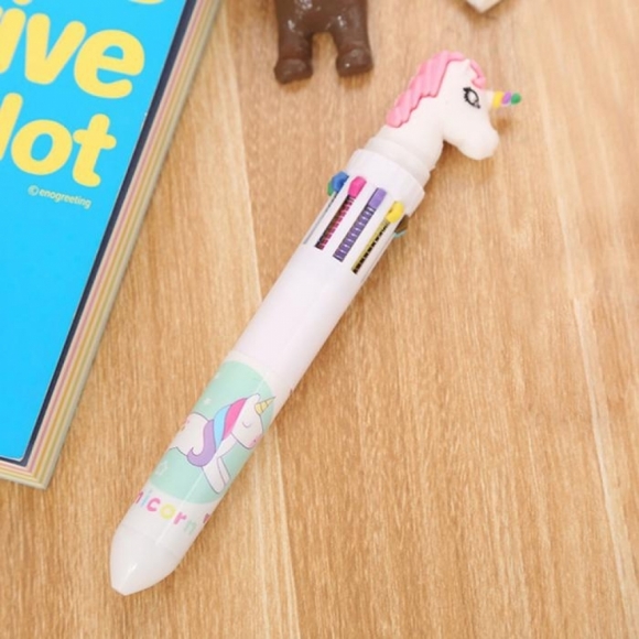 내친구 유니콘 10색 볼펜(화이트)