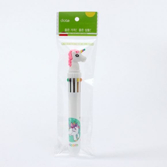 내친구 유니콘 10색 볼펜(화이트)