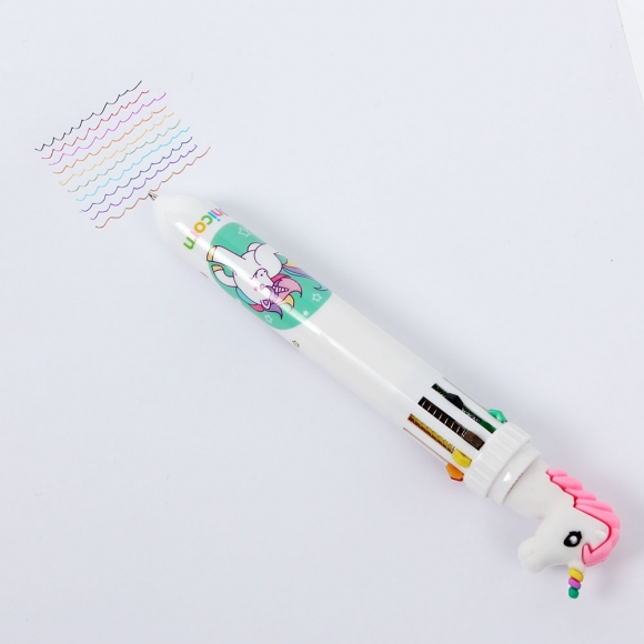 내친구 유니콘 10색 볼펜(화이트)