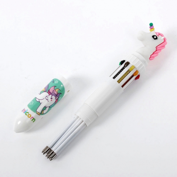 내친구 유니콘 10색 볼펜(화이트)