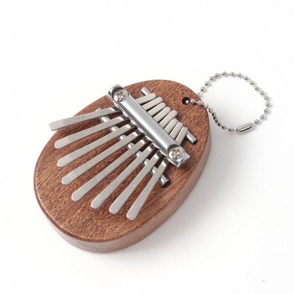 마호가니 8음계 미니 칼림바(5x7cm) (타원형)