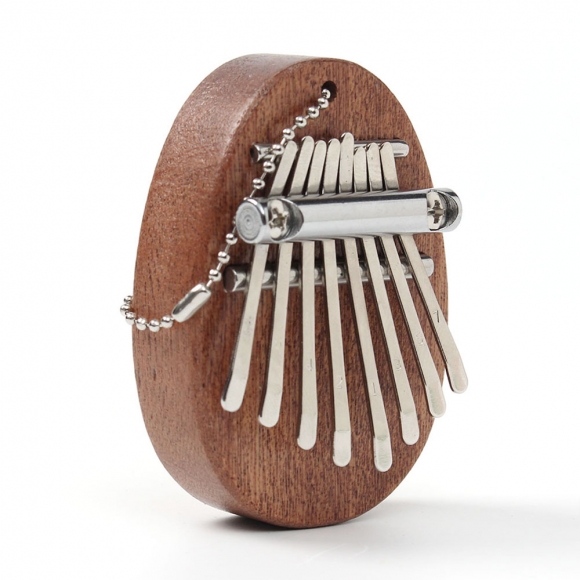 마호가니 8음계 미니 칼림바(5x7cm) (타원형)