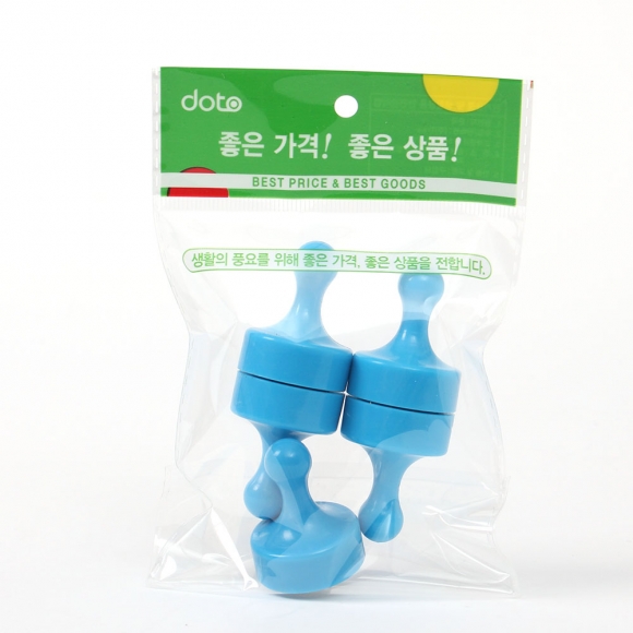 네오디뮴 메모 자석홀더 5p세트(3x4cm) (블루)