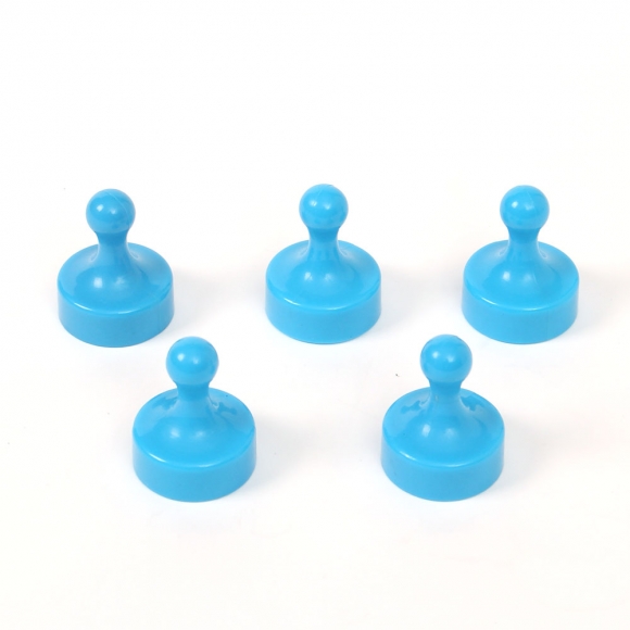 네오디뮴 메모 자석홀더 5p세트(3x4cm) (블루)