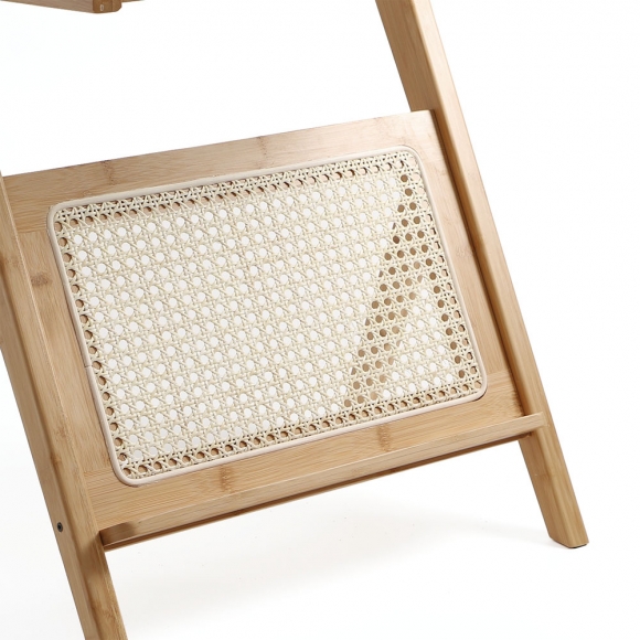 홈인리빙 유리 사이드테이블(50cm) (내추럴)