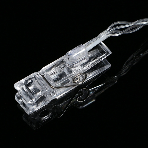 10구 LED 클립 집게 전구 2p세트(1.5m) (컬러)