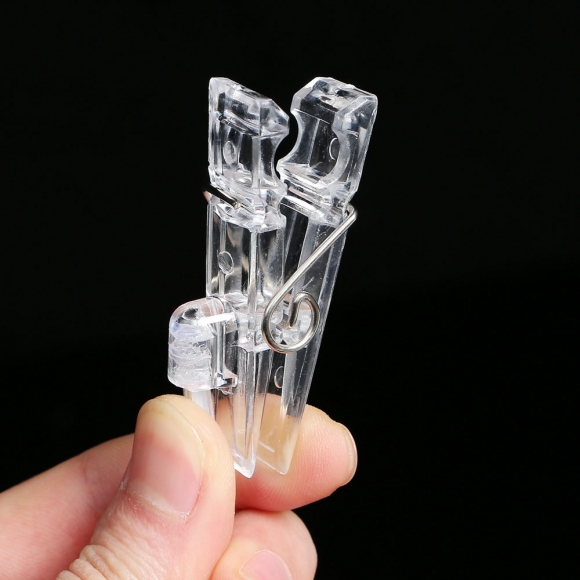 10구 LED 클립 집게 전구 2p세트(1.5m) (컬러)