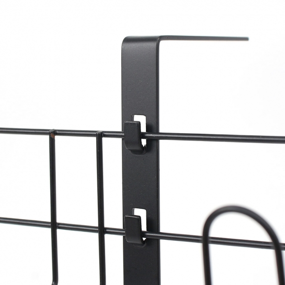 알뜰정리 2단 냉장고걸이 선반 T1(블랙)