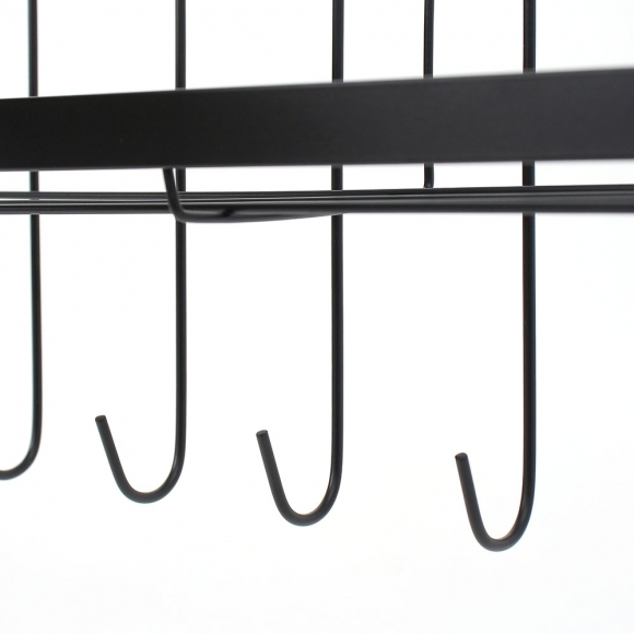 알뜰정리 2단 냉장고걸이 선반 T1(블랙)