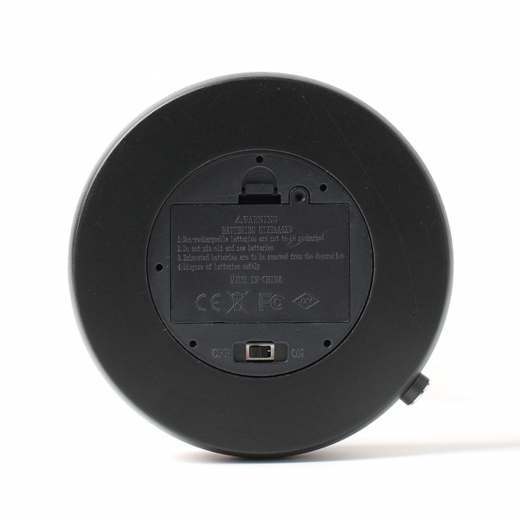 레드로사 유리돔 장미 무드등(블랙)