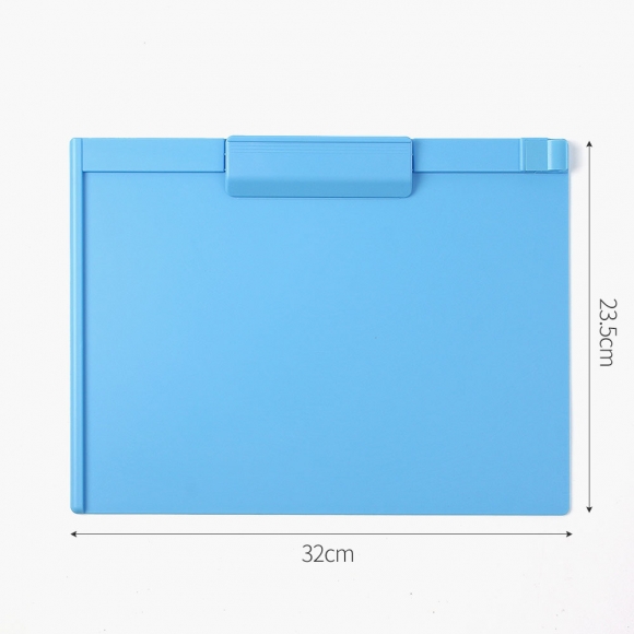 문구존 가로 클립보드 2p세트(A4) (스카이)