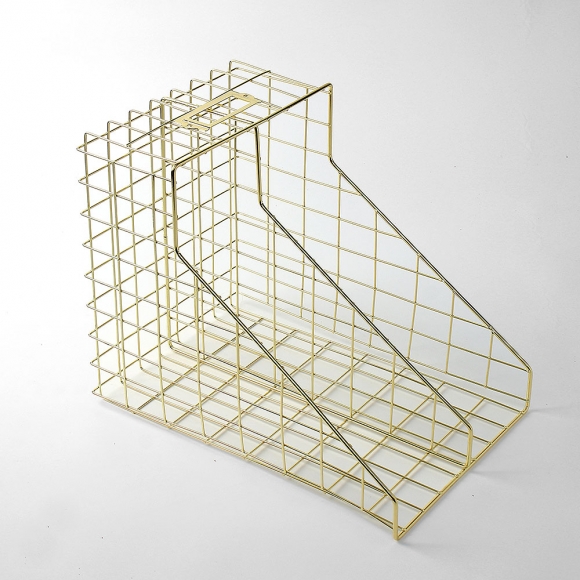 스토리 프레임 2칸 파일박스(라이트골드)