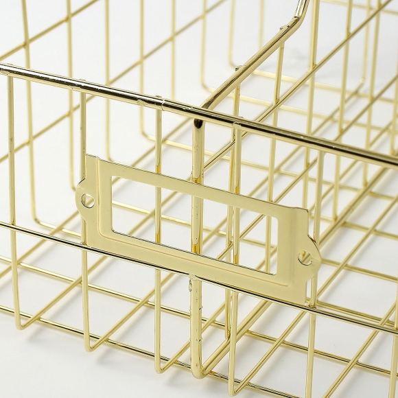 스토리 프레임 2칸 파일박스(라이트골드)