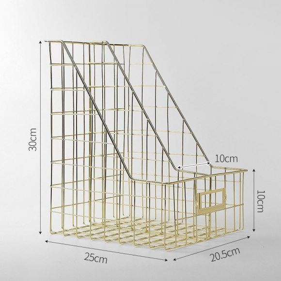 스토리 프레임 2칸 파일박스(라이트골드)