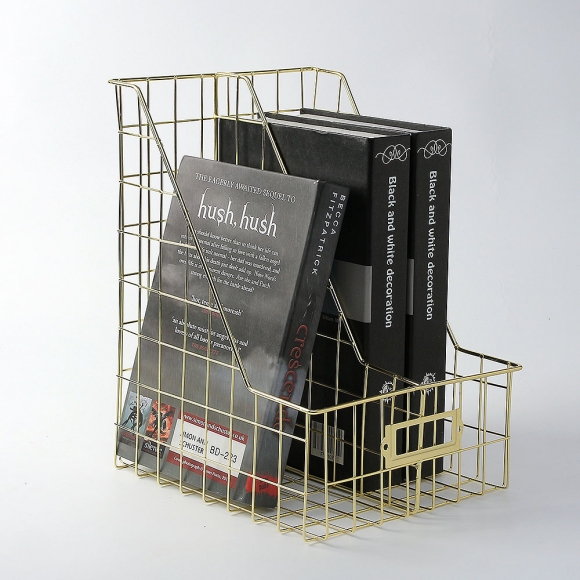 스토리 프레임 2칸 파일박스(라이트골드)