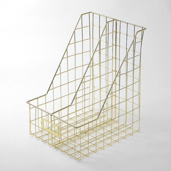 스토리 프레임 2칸 파일박스(라이트골드)