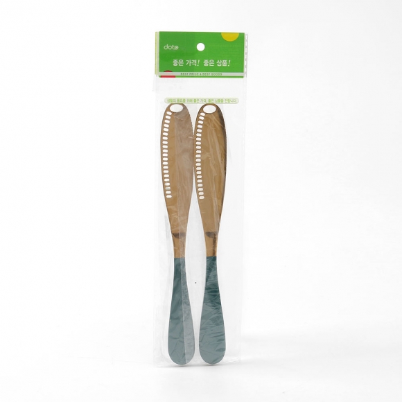 엠프러스 버터나이프 2P세트(골드그린)