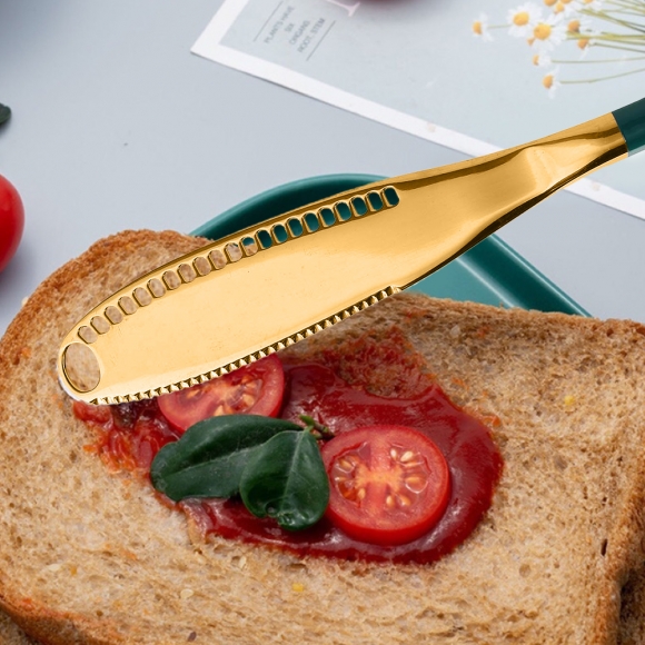 엠프러스 버터나이프 2P세트(골드그린)