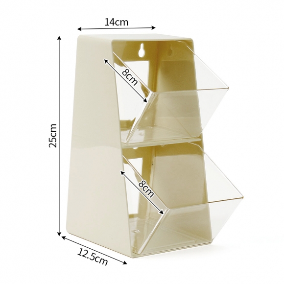 오픈형 2단 미니 소품정리함